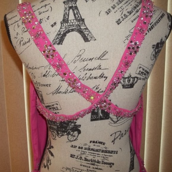 *FINAL Price* Pink Elegant Front & Sexy Back Formal Evening Gown - Picture 6 of 7